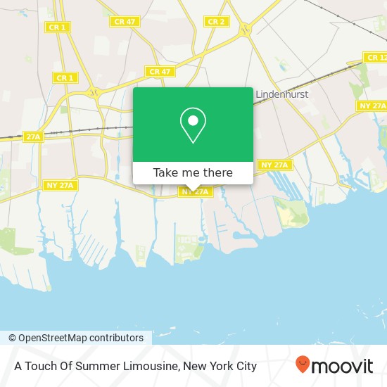 A Touch Of Summer Limousine map