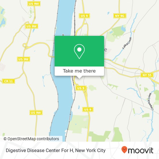 Mapa de Digestive Disease Center For H