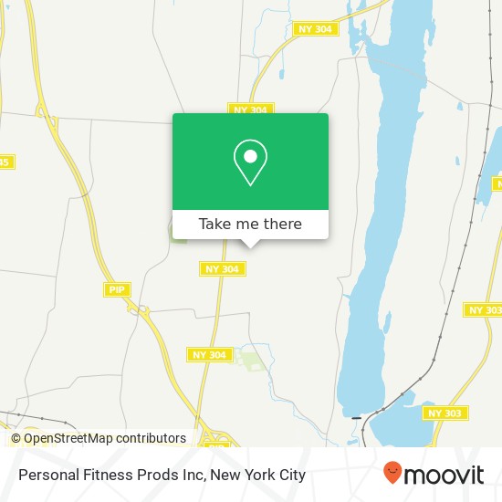 Personal Fitness Prods Inc map