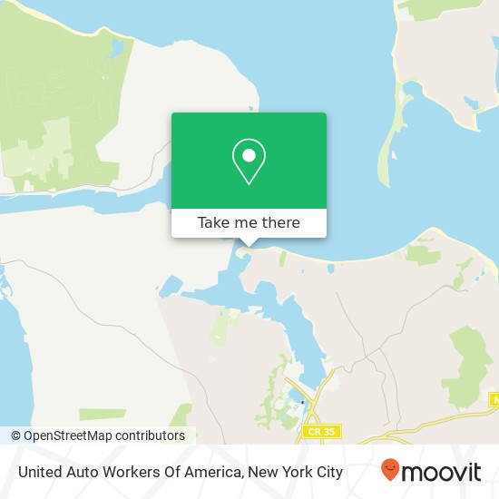 United Auto Workers Of America map
