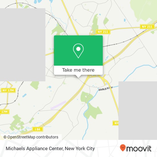 Michaels Appliance Center map