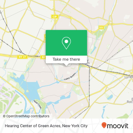 Mapa de Hearing Center of Green Acres