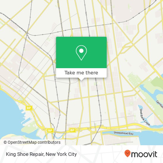 Mapa de King Shoe Repair