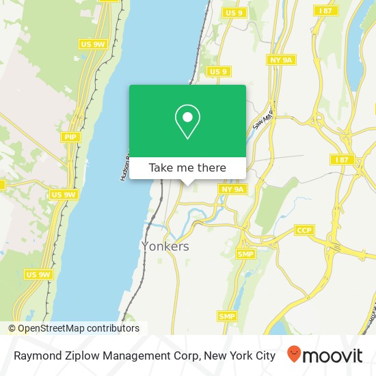 Raymond Ziplow Management Corp map