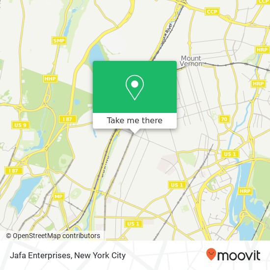 Jafa Enterprises map