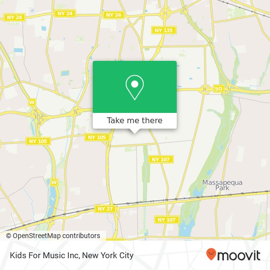 Kids For Music Inc map