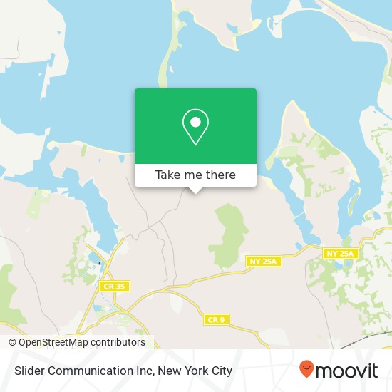 Slider Communication Inc map