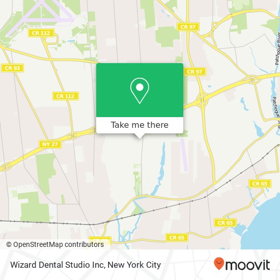 Mapa de Wizard Dental Studio Inc