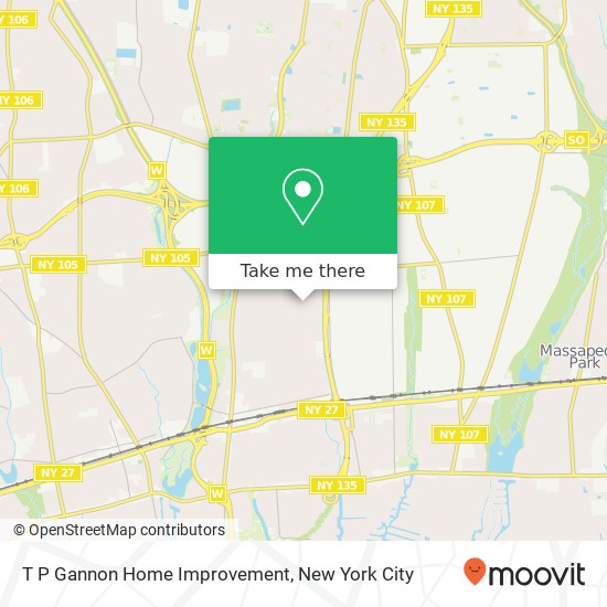 T P Gannon Home Improvement map