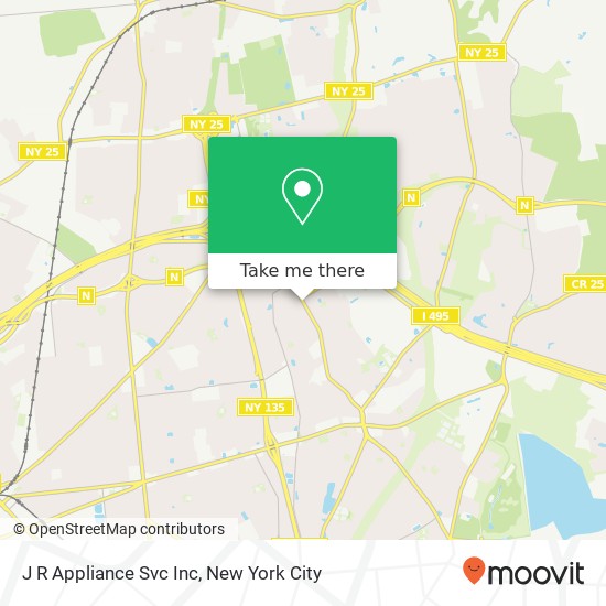 J R Appliance Svc Inc map