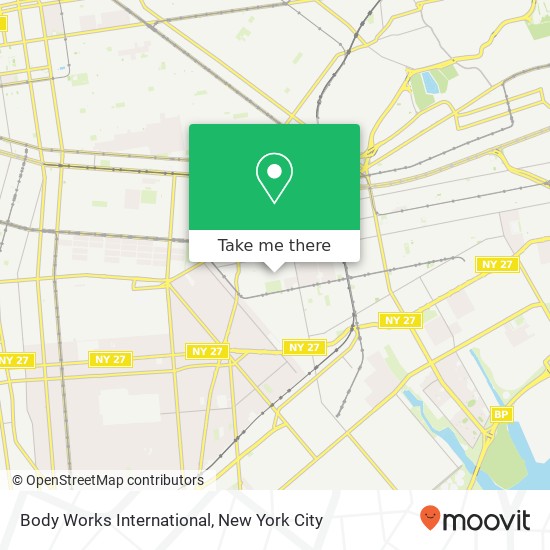 Body Works International map