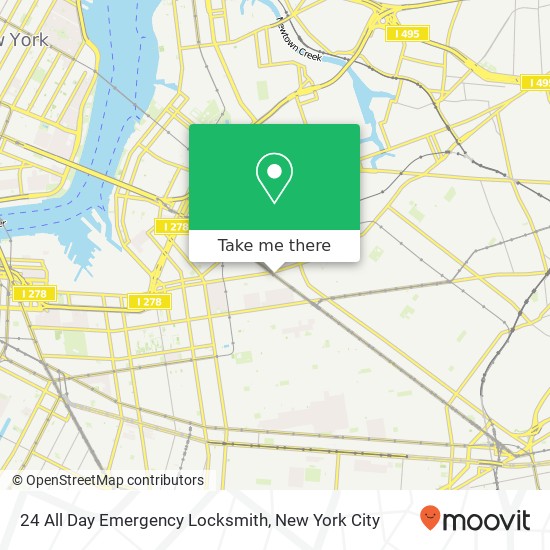 Mapa de 24 All Day Emergency Locksmith