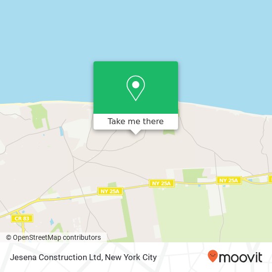 Jesena Construction Ltd map