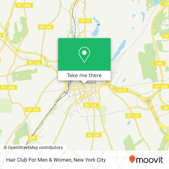 Mapa de Hair Club For Men & Women