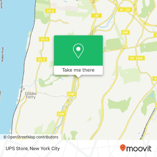 Mapa de UPS Store