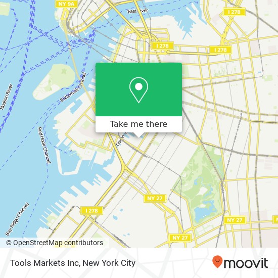 Tools Markets Inc map