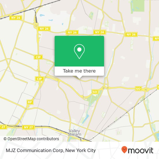 MJZ Communication Corp map