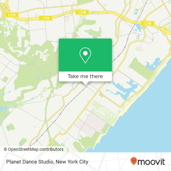 Mapa de Planet Dance Studio