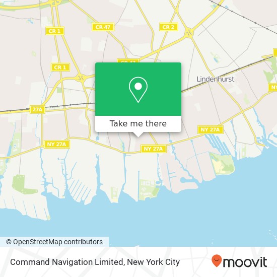 Mapa de Command Navigation Limited
