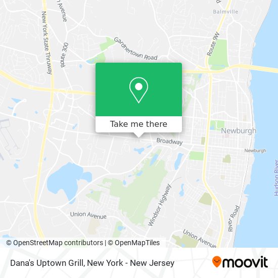 Dana's Uptown Grill map