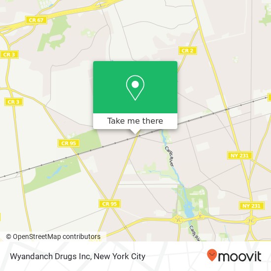Mapa de Wyandanch Drugs Inc