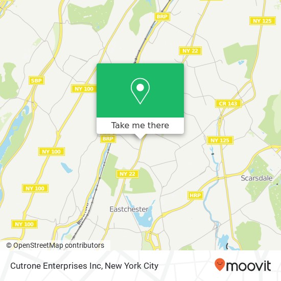 Mapa de Cutrone Enterprises Inc