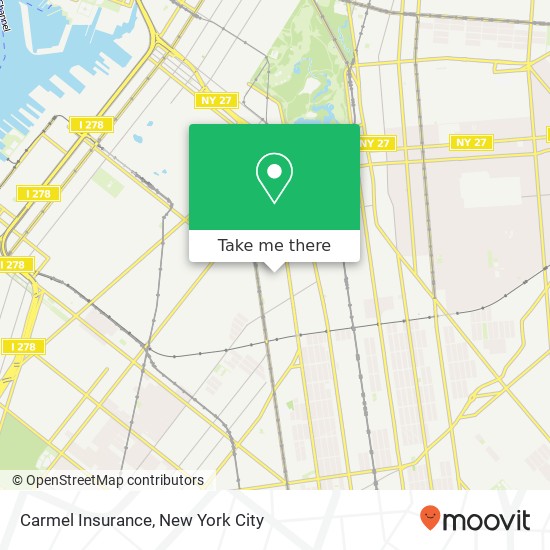 Carmel Insurance map