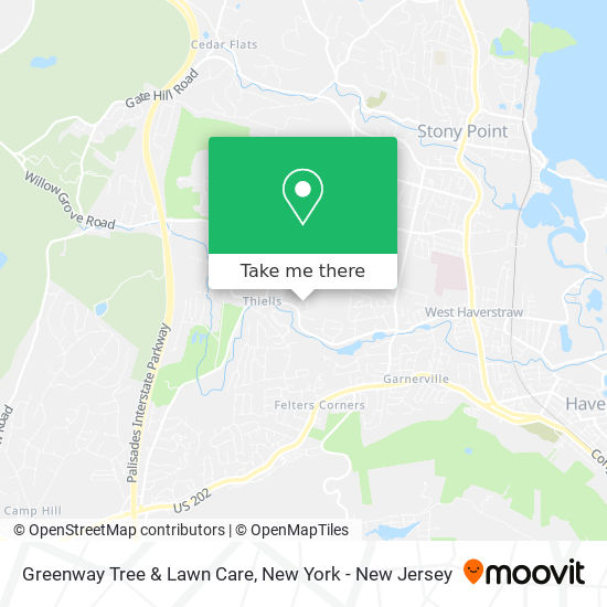 Greenway Tree & Lawn Care map