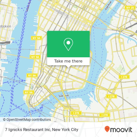 Mapa de 7 Ignicks Restaurant Inc