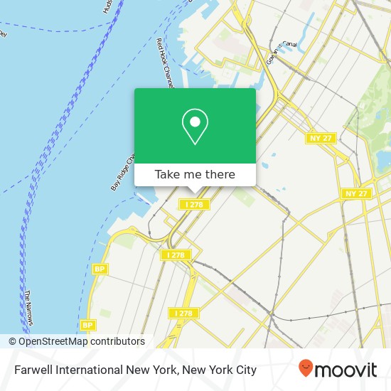 Farwell International New York map