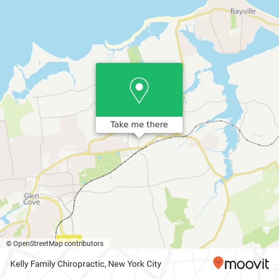 Kelly Family Chiropractic map