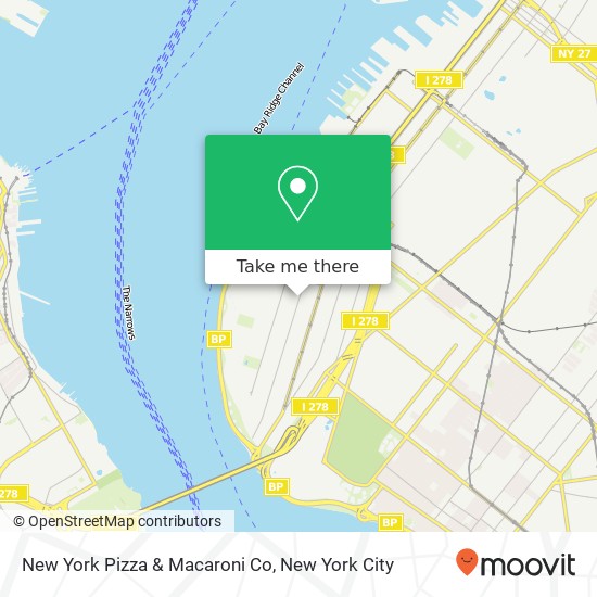 Mapa de New York Pizza & Macaroni Co