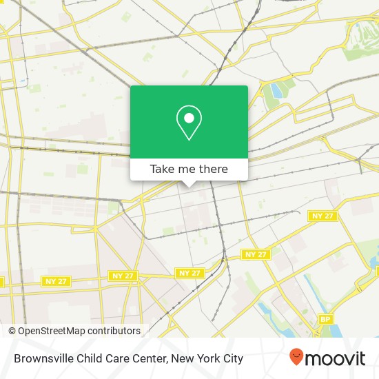 Mapa de Brownsville Child Care Center