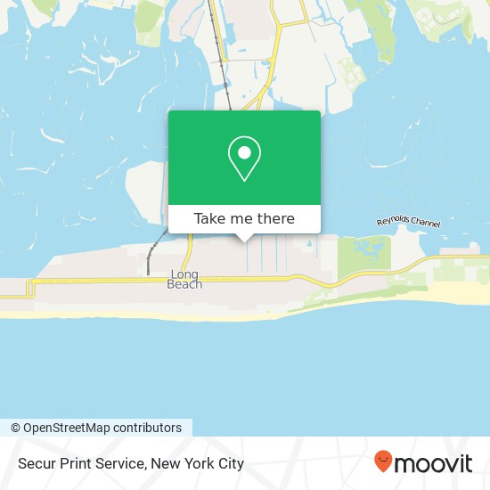 Secur Print Service map