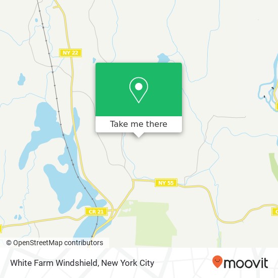 Mapa de White Farm Windshield