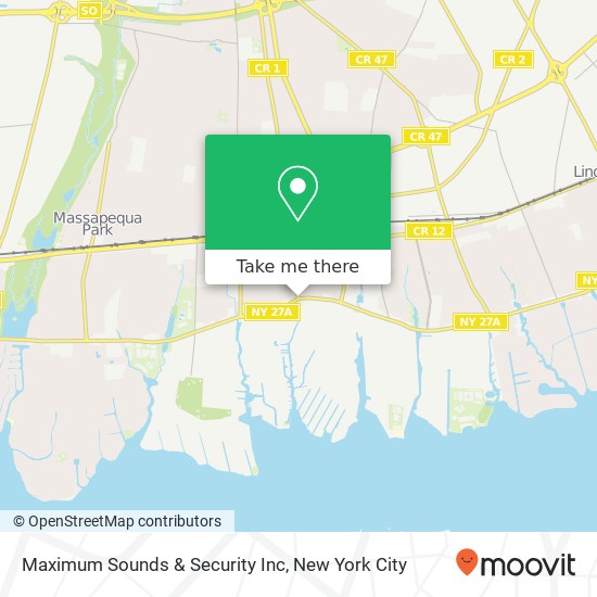Mapa de Maximum Sounds & Security Inc