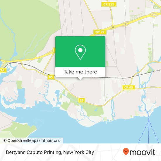 Mapa de Bettyann Caputo Printing