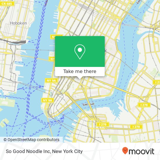 Mapa de So Good Noodle Inc