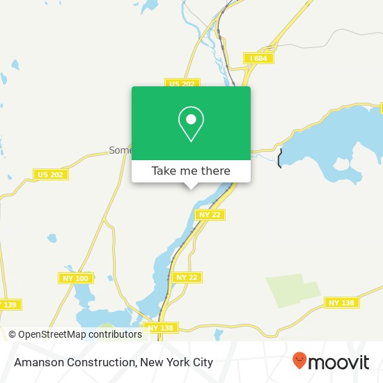 Amanson Construction map