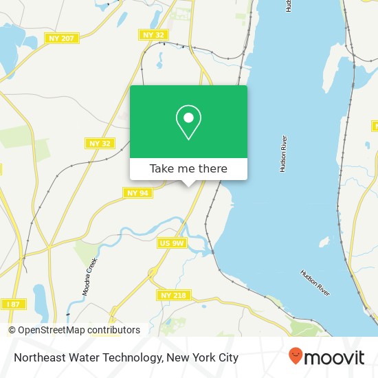 Northeast Water Technology map