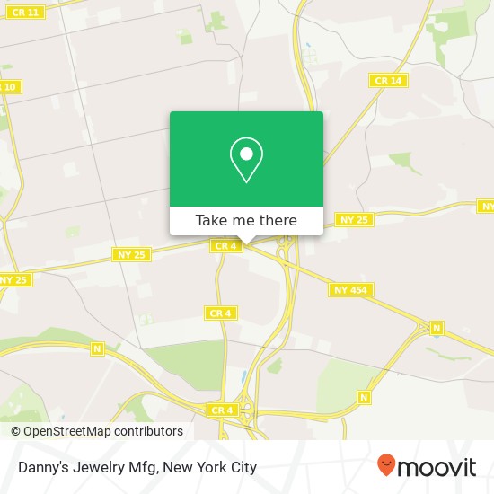 Mapa de Danny's Jewelry Mfg