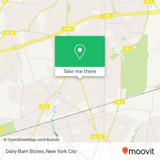 Mapa de Dairy Barn Stores