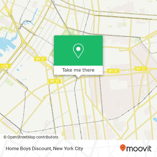 Home Boys Discount map