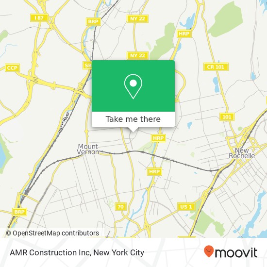 AMR Construction Inc map