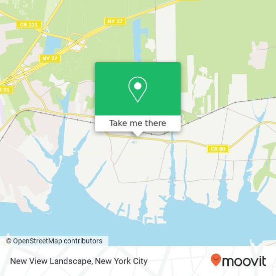 New View Landscape map