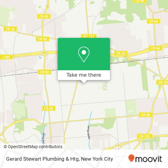 Gerard Stewart Plumbing & Htg map