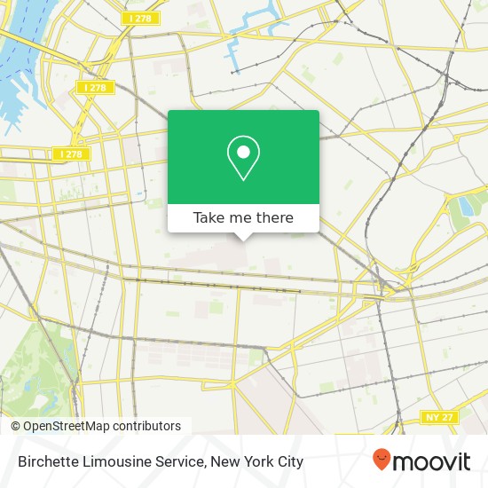 Birchette Limousine Service map