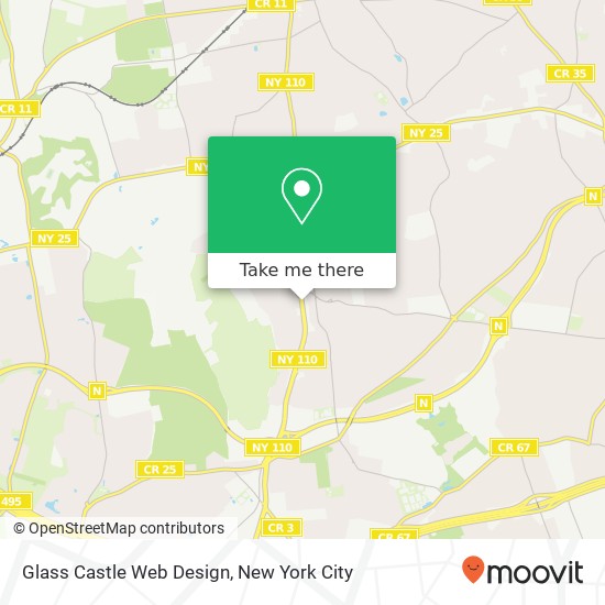 Mapa de Glass Castle Web Design