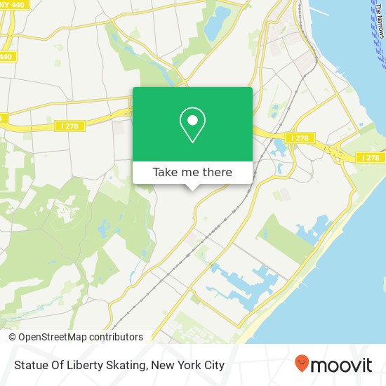 Statue Of Liberty Skating map