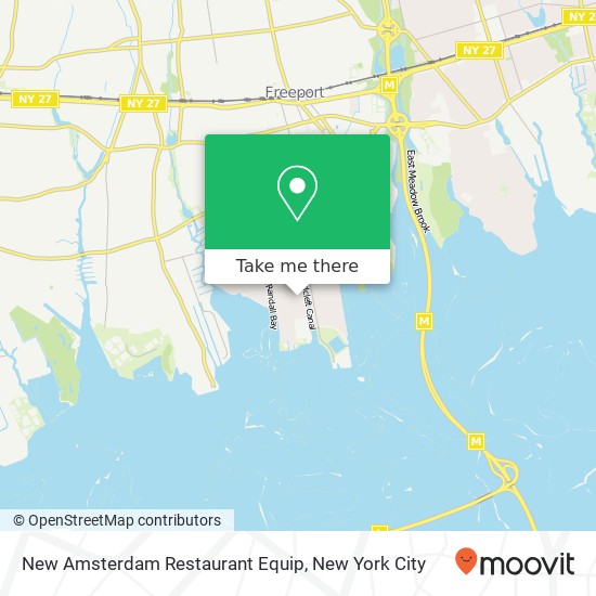 New Amsterdam Restaurant Equip map